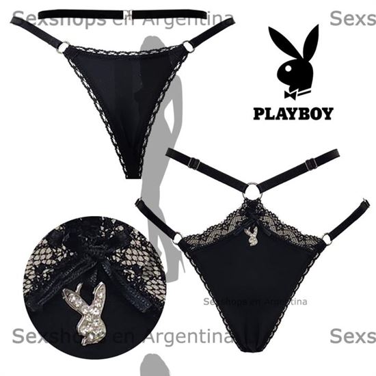 Colaless string de microfibra  negra